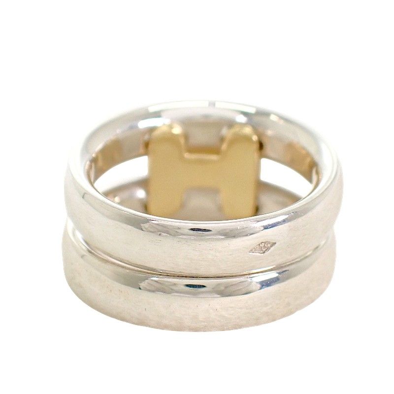 Hermes Olympe Actual Ring 18k Gold 925 Sterling Silver — view 7