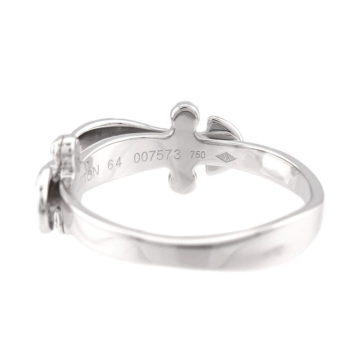 Louis Vuitton Stand by Me 64 Ring 18k WG White Gold 750 — view 4
