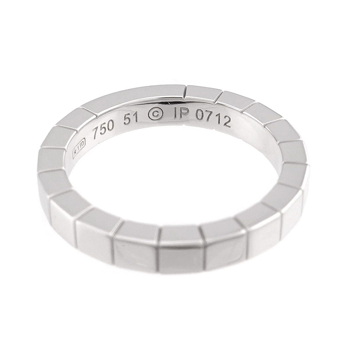 Cartier Laniere 51 Ring 18k WG White Gold 750 — view 3