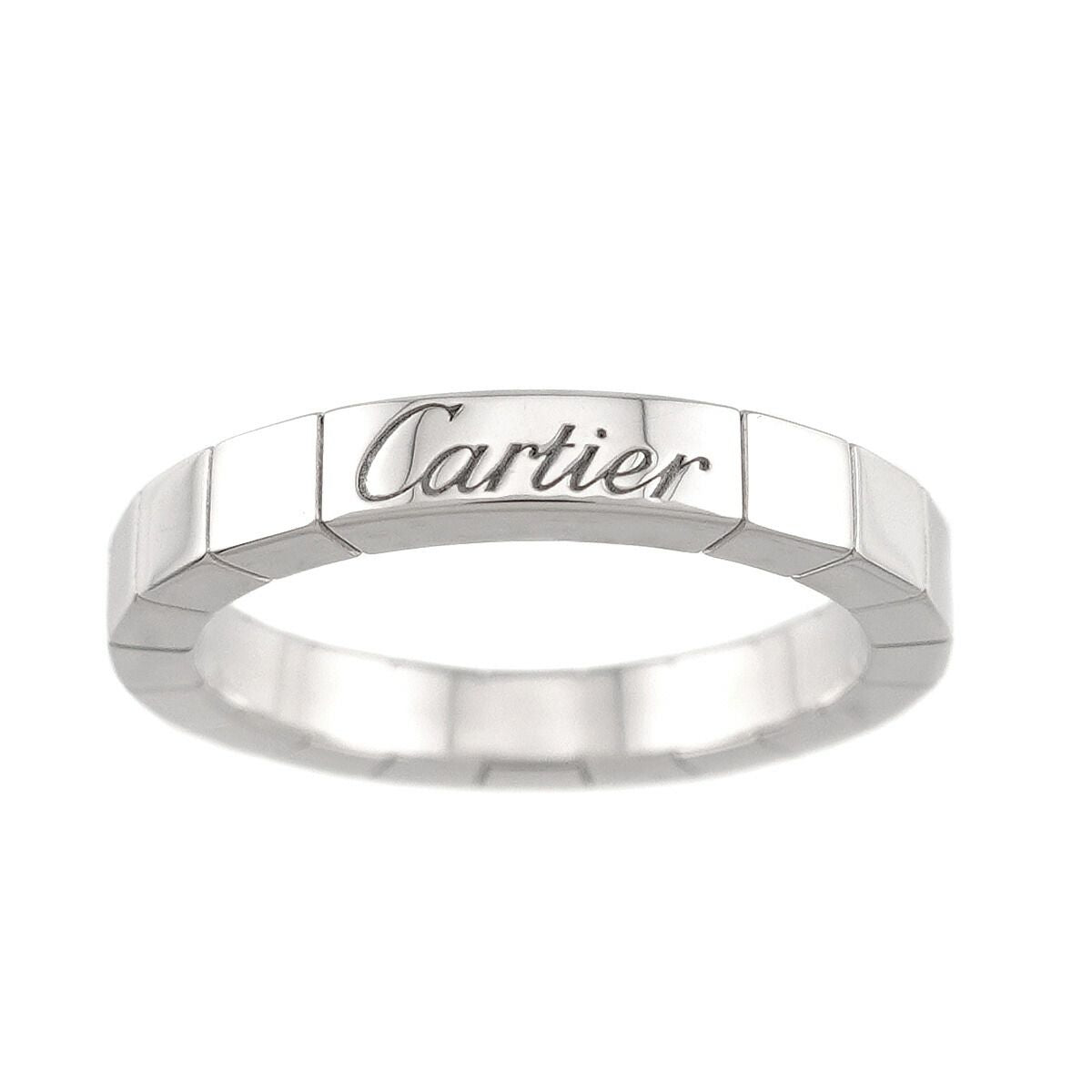 Cartier Laniere 51 Ring 18k WG White Gold 750 — view 2