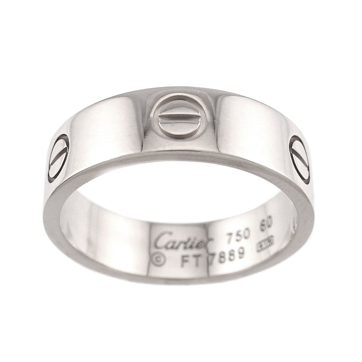 Cartier Love 60 Ring 18k WG White Gold 750 — view 2