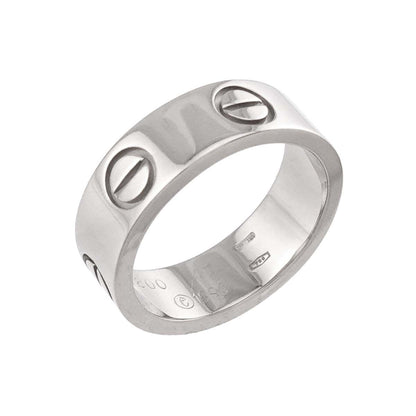 Cartier Love 47 Ring 18k WG White Gold 750 Certificate — view 4