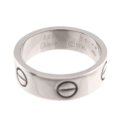 Cartier Love Classic 51 Ring 18k WG White Gold 750 Certificate — view 3