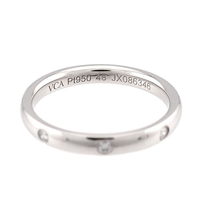Van Cleef & Arpels Tandormont Etoile 48 Ring Diamond Pt Platinum — view 3