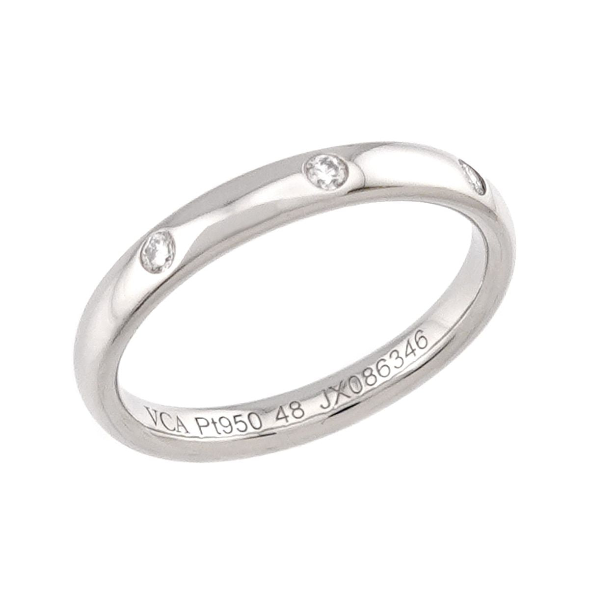 Van Cleef & Arpels Tandormont Etoile 48 Ring Diamond Pt Platinum — view 4