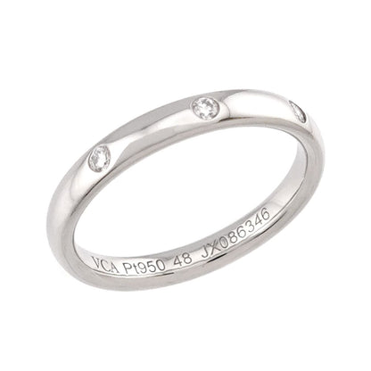 Van Cleef & Arpels Tandormont Etoile 48 Ring Diamond Pt Platinum — view 4