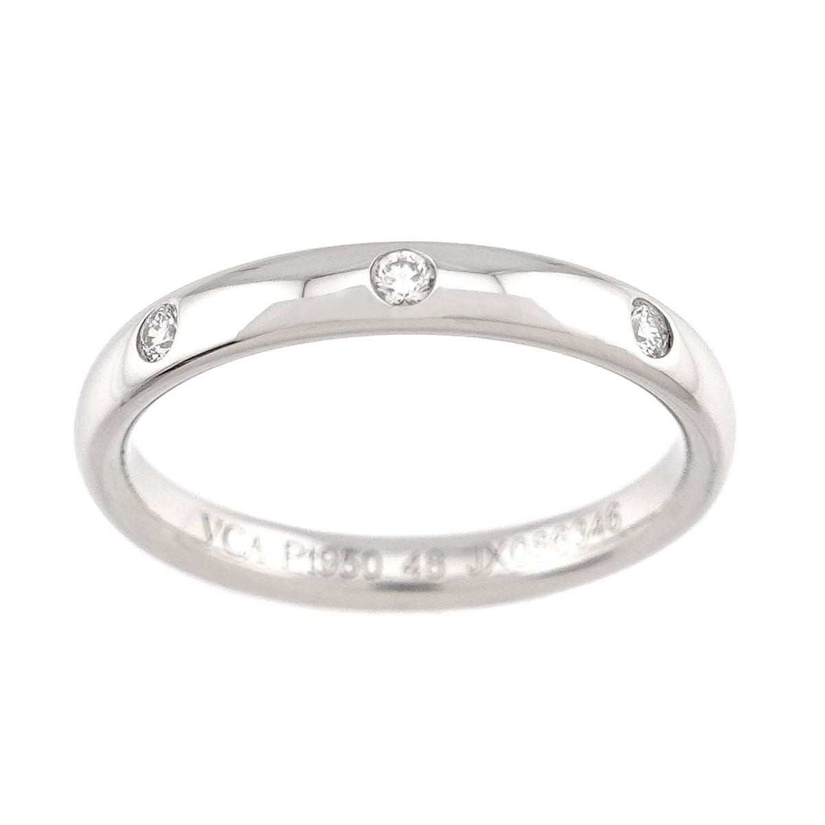 Van Cleef & Arpels Tandormont Etoile 48 Ring Diamond Pt Platinum — view 2