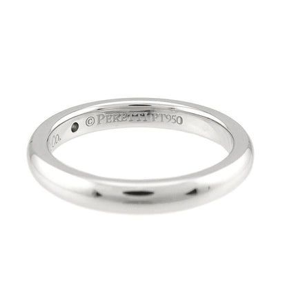 Tiffany & Co Stacking Band Ring Diamond Pt Platinum — view 4