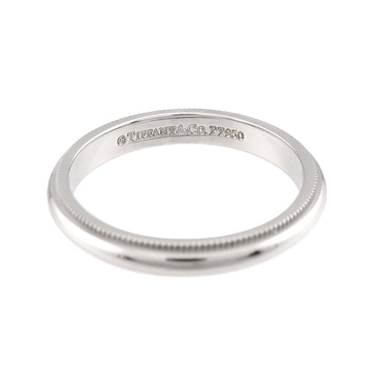 Tiffany & Co Milgray Ring Pt Platinum Together Milgrain — view 3