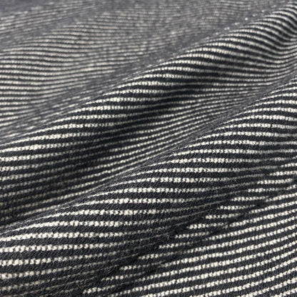 Celine Double Breasted jacket Shaw coat Striped Pattern Black White — view 7