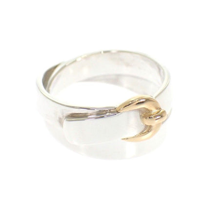 Hermes Double Tour Ring 925 Sterling Silver Gold — view 4
