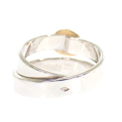 Hermes Double Tour Ring 925 Sterling Silver Gold — view 7