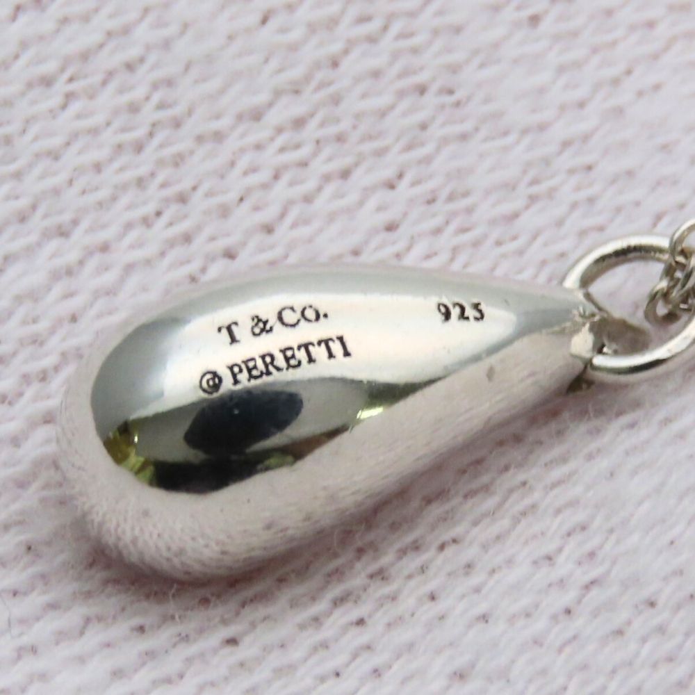 Tiffany & Co Necklace Teardrop 925 Sterling Silver Elsa Peretti — view 3