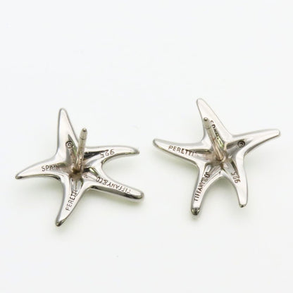 Tiffany & Co Earrings Star Fish 925 Sterling Silver Elsa Peretti Starfish — view 4
