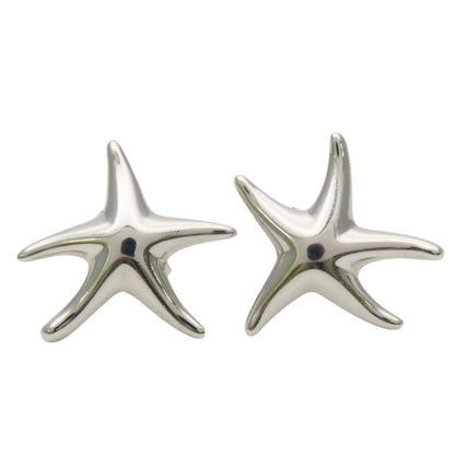 Tiffany & Co Earrings Star Fish 925 Sterling Silver Elsa Peretti Starfish