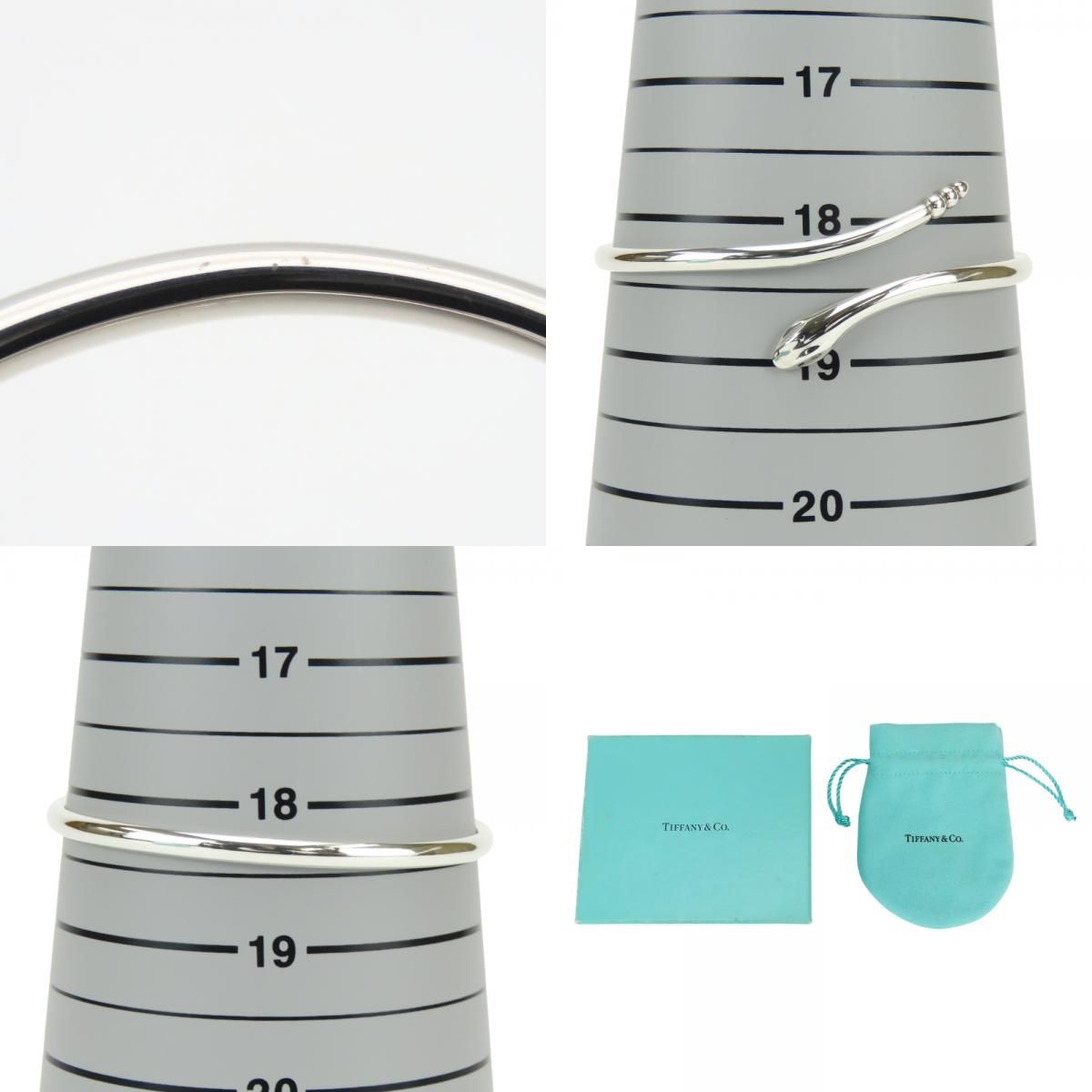 Tiffany & Co Bracelet Snake 925 Sterling Silver Bangle Elsa Peretti — view 9