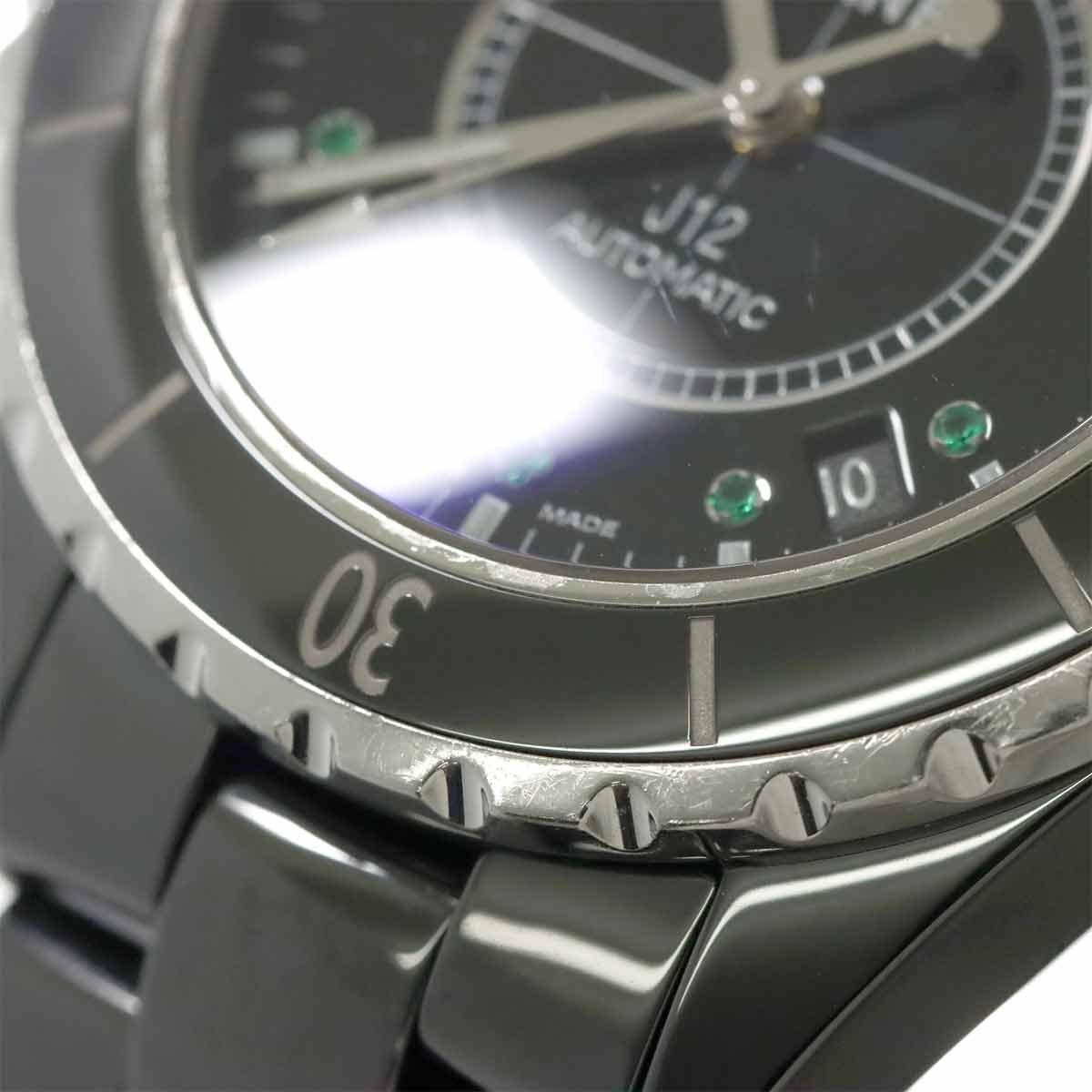 Chanel Watch Emerald Date Black Ceramic Automatic Winding — view 7