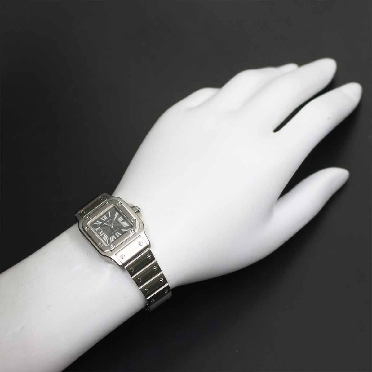 Cartier Santos Galbe SM Watch Asia Limited Gray Automatic Winding — view 3