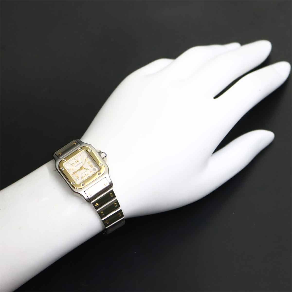 Cartier Santos Galbee SM Anniversary Limited Watch Date YG Automatic Winding — view 3