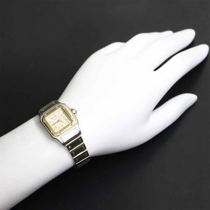Cartier Santos Galbee SM Anniversary Limited Watch Date YG Automatic Winding — view 3
