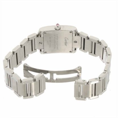 Cartier Tank Francaise SM Watch Pink Shell Quartz — view 4