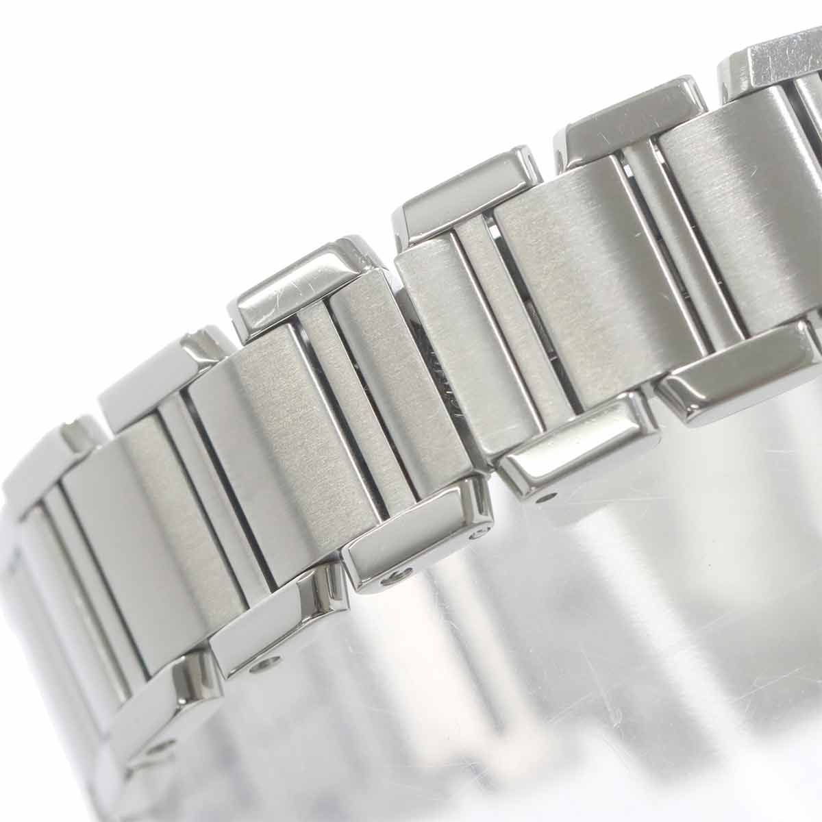 Cartier Tank Francaise SM Watch Pink Shell Quartz — view 6