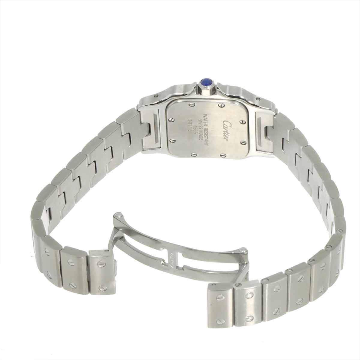 Cartier Santos Galbee SM Watch Ivory Quartz — view 5