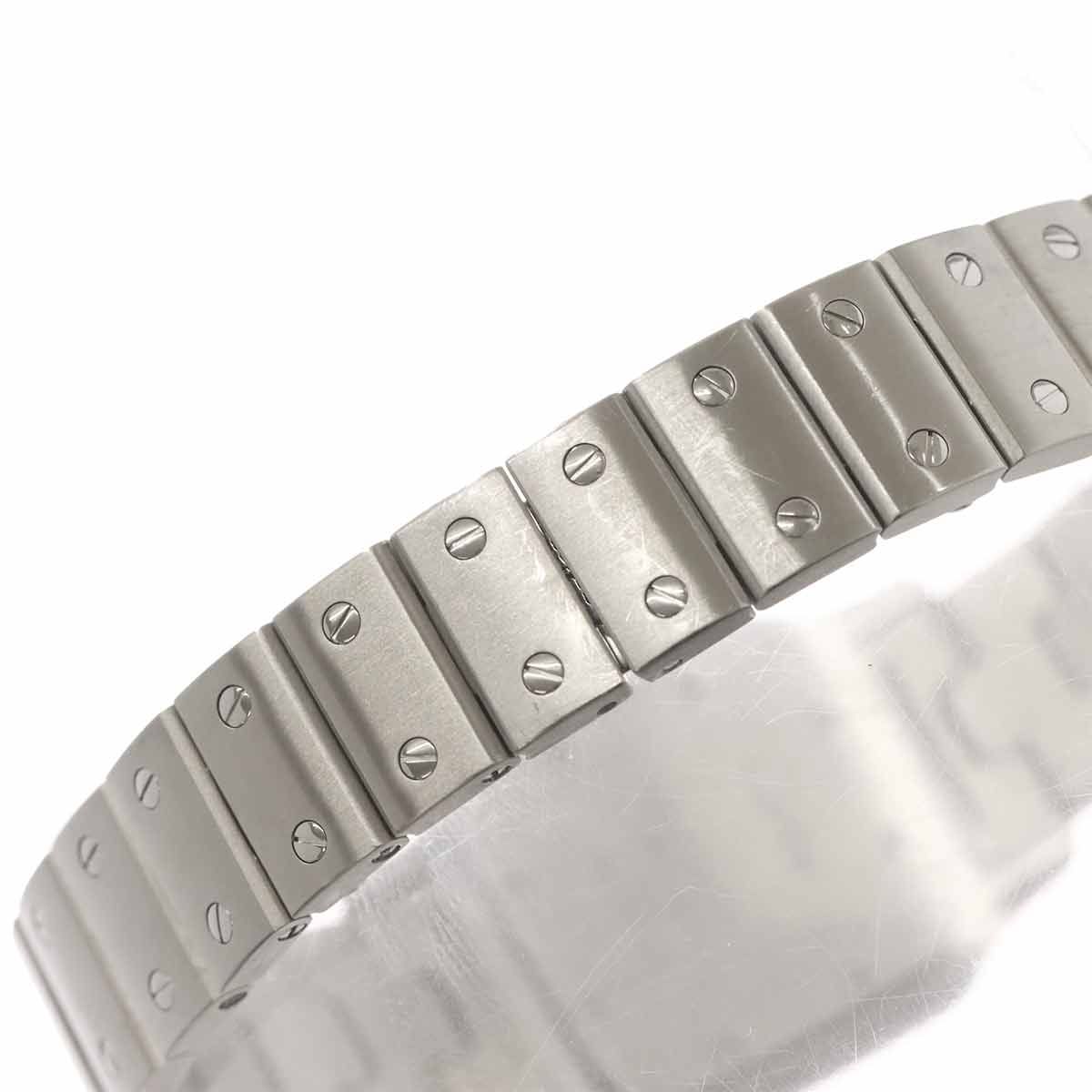 Cartier Santos Galbee SM Watch Ivory Quartz — view 7