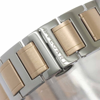 Bvlgari Watch Date Silver PG Pink Gold Automatic Winding — view 7
