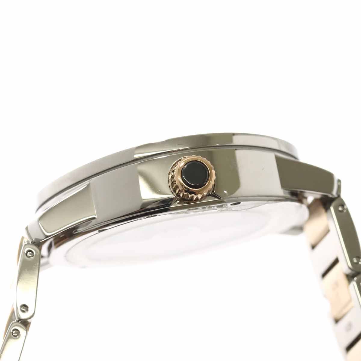 Bvlgari Watch Date Silver PG Pink Gold Automatic Winding — view 6