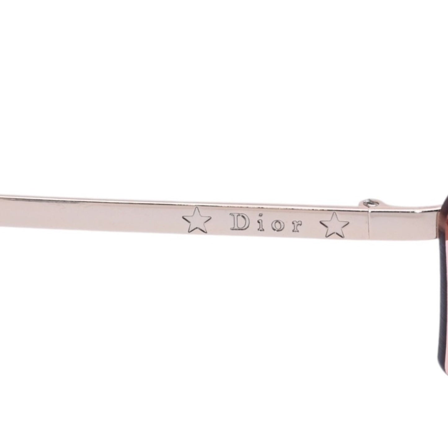 Dior Pop Rimless Sunglasses Eyewear Star Decoration Orange Y2k Metal Frame — view 8