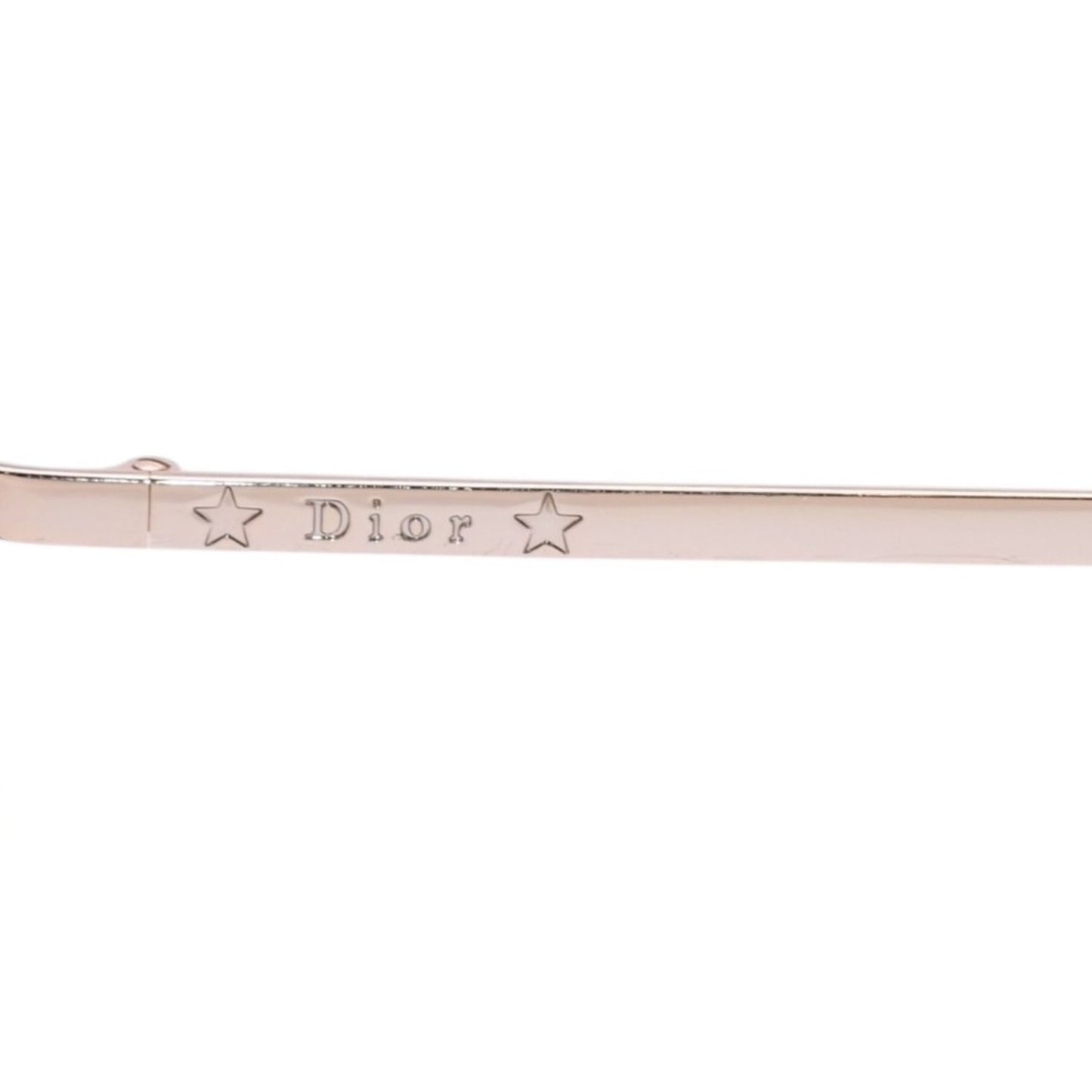Dior Pop Rimless Sunglasses Eyewear Star Decoration Orange Y2k Metal Frame — view 7