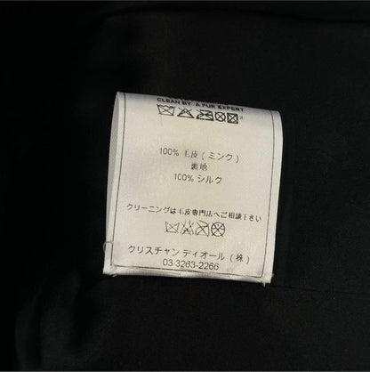 Dior Super Rare Long Coat Galiano Era Mink 40 — view 9