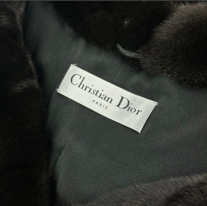 Dior Super Rare Long Coat Galiano Era Mink 40 — view 7