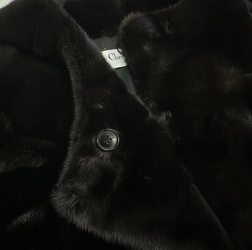Dior Super Rare Long Coat Galiano Era Mink 40 — view 5