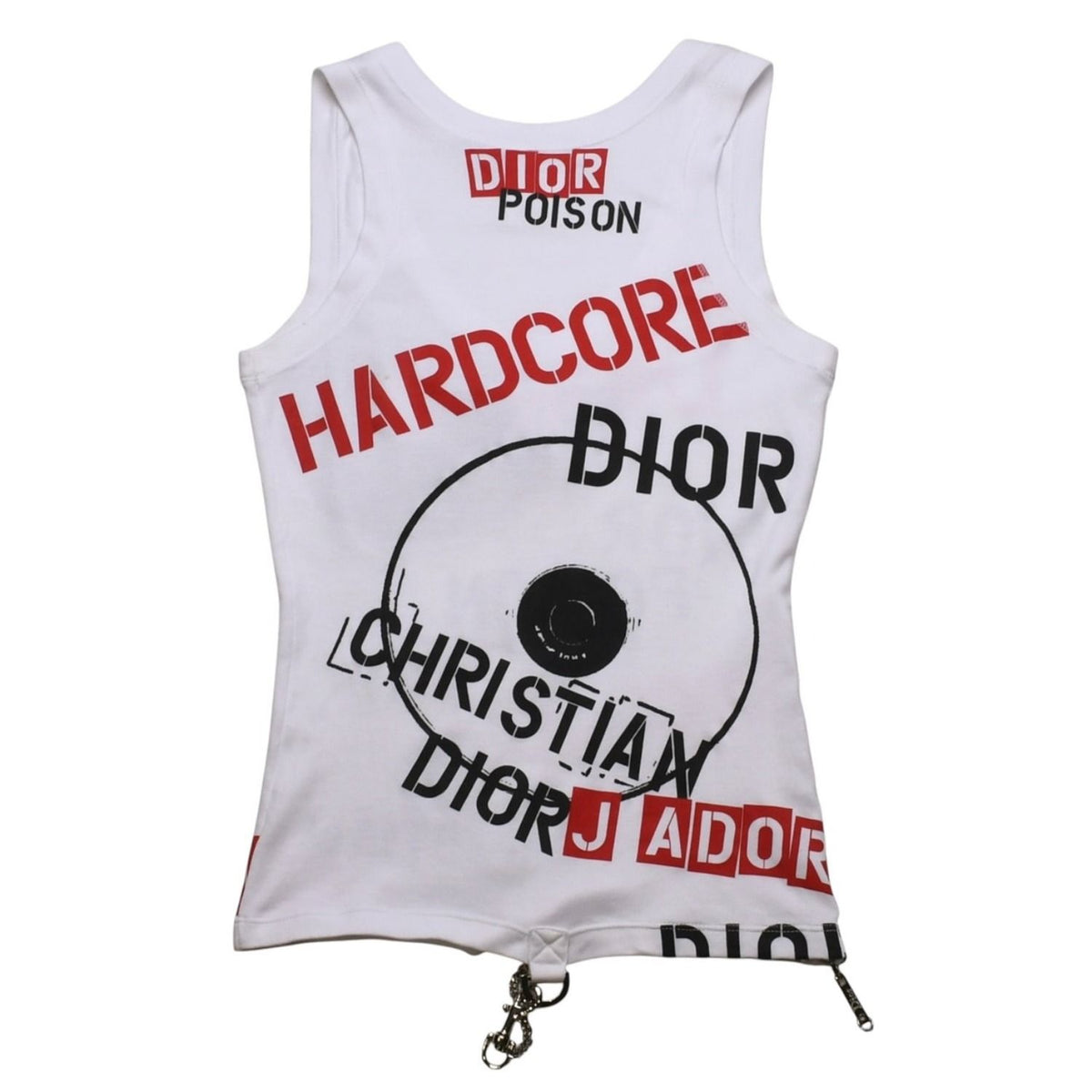 Dior Hardcore Line Tank Top All Over Print Galliano 36 — view 2