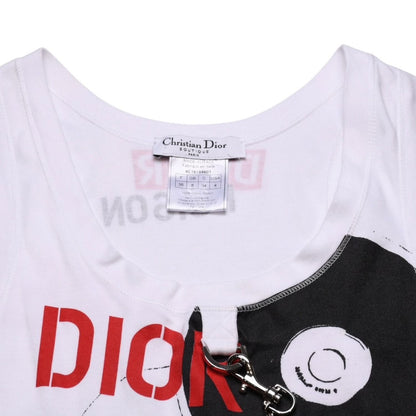Dior Hardcore Line Tank Top All Over Print Galliano 36 — view 3