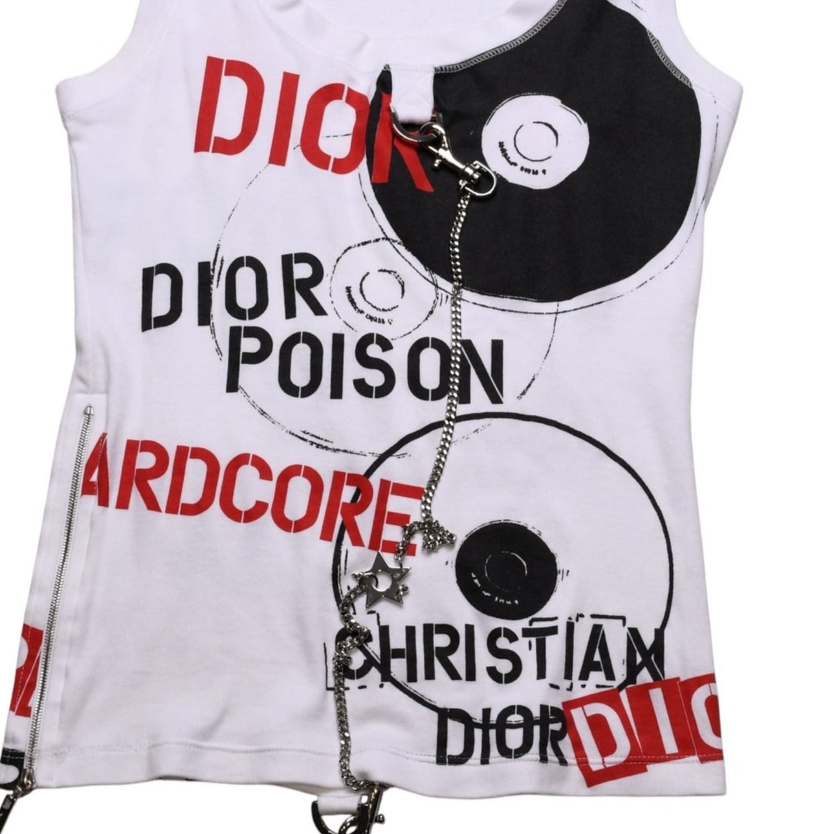Dior Hardcore Line Tank Top All Over Print Galliano 36 — view 7