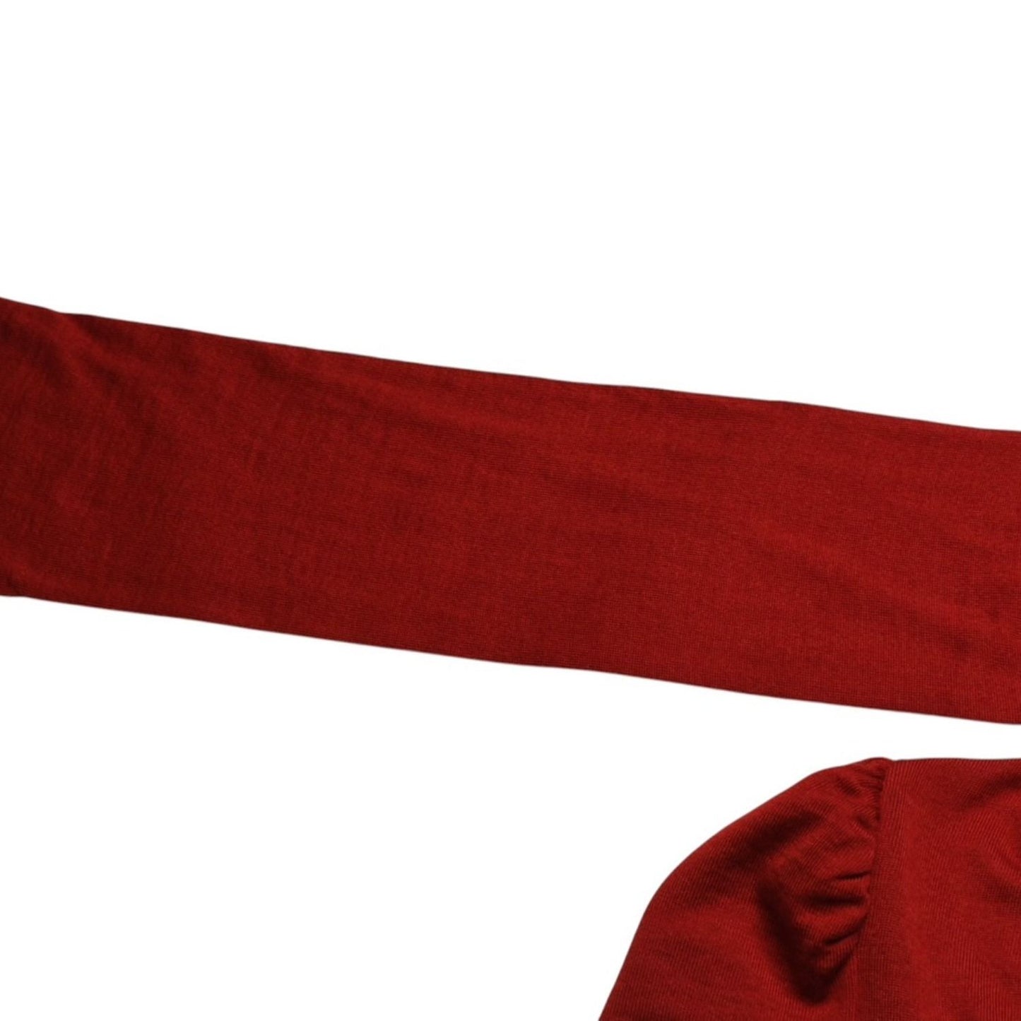 Chanel Sleeveless Knit CC Logo Cashmere Silk Red No Neck — view 8