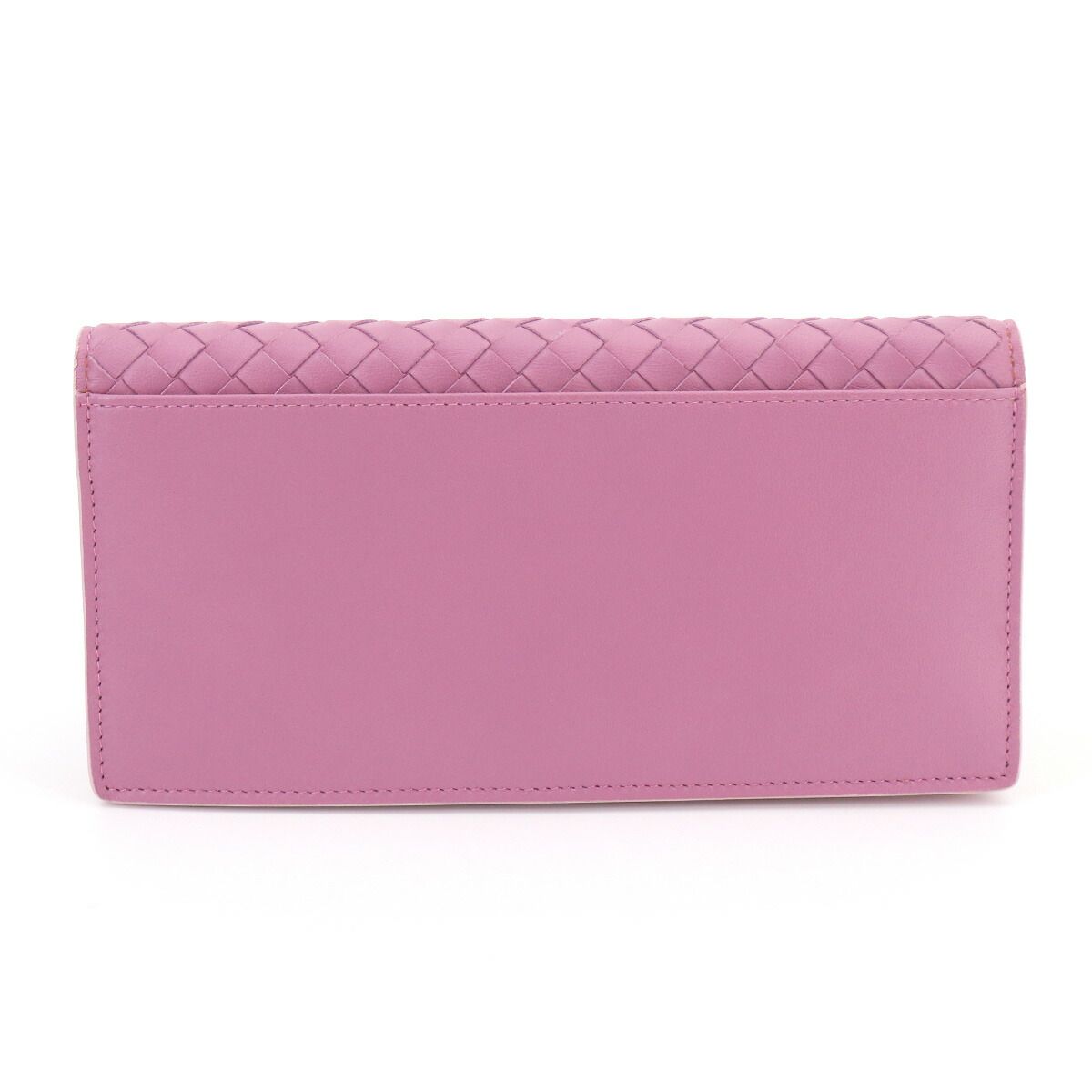 Bottega Veneta Intrecciato Shoulder Wallet Bifold Leather Purple — view 3