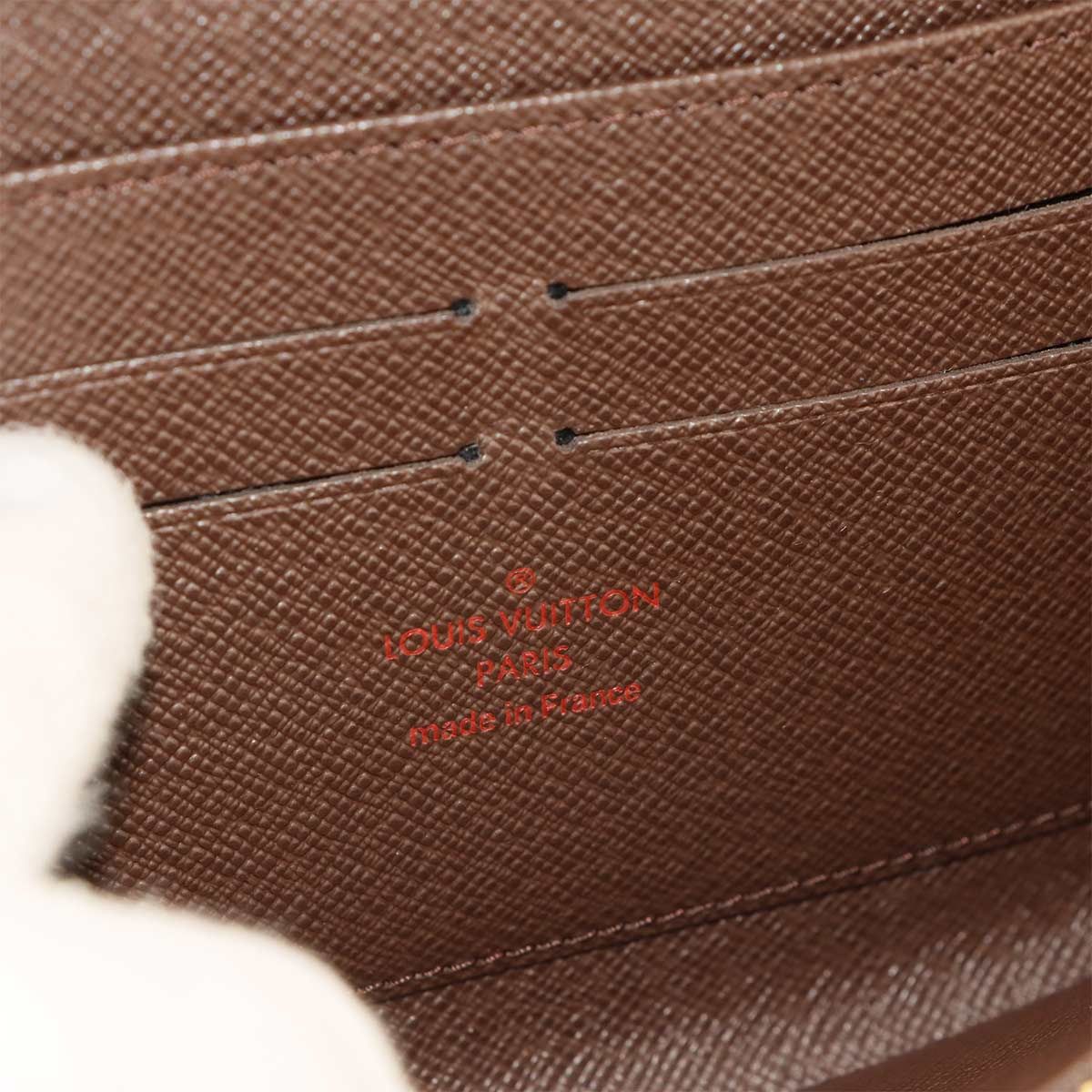Louis Vuitton Damier Zippy Wallet Zip Around Ebene — view 7