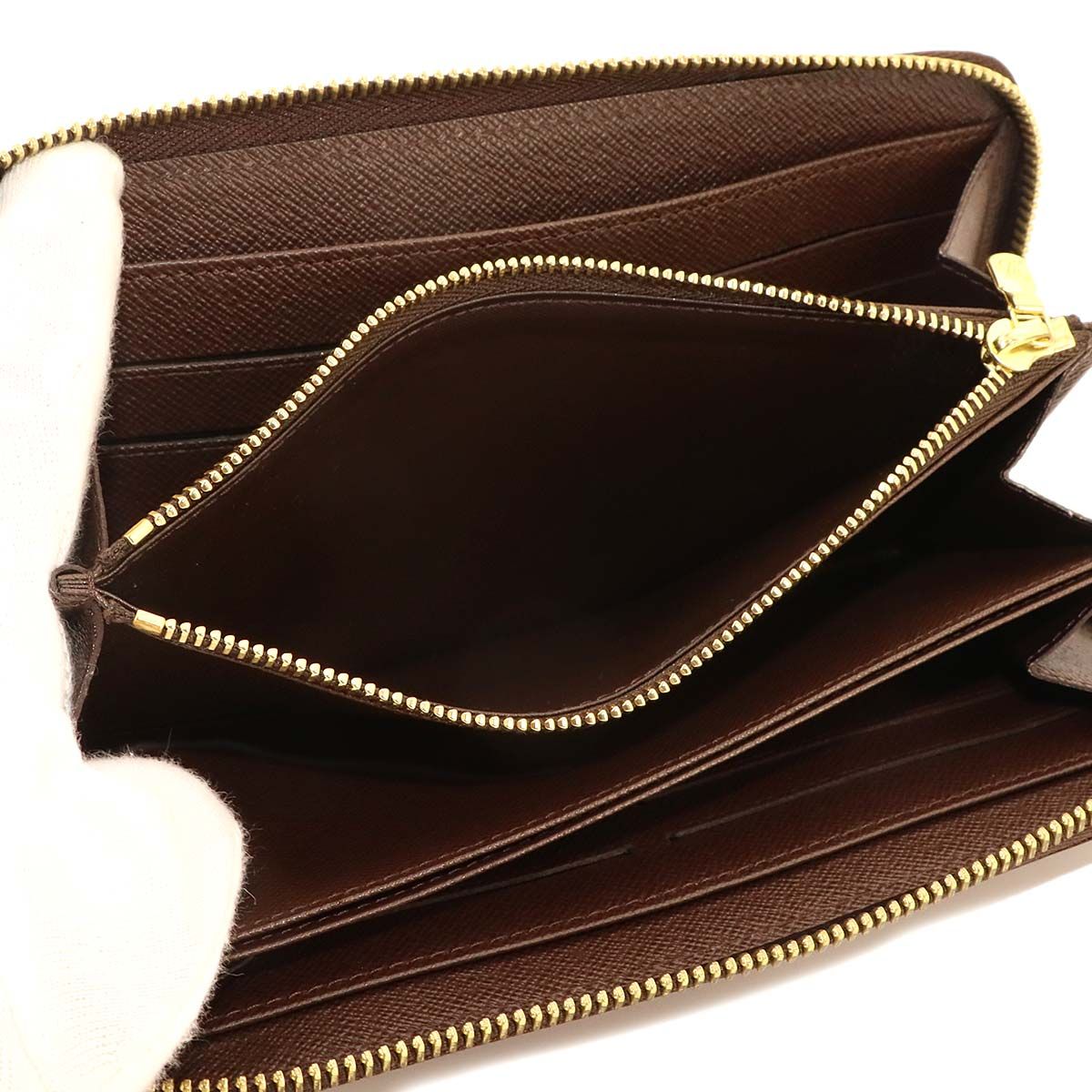 Louis Vuitton Damier Zippy Wallet Zip Around Ebene — view 6
