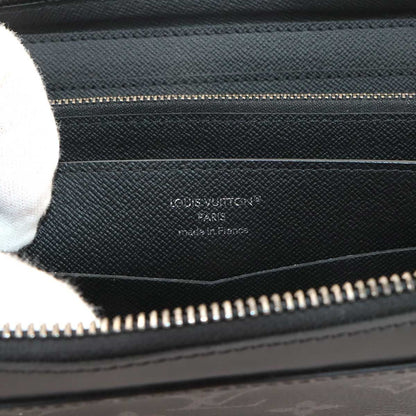 Louis Vuitton Monogram Eclipse Zippy XL Zip Around Wallet Black — view 7