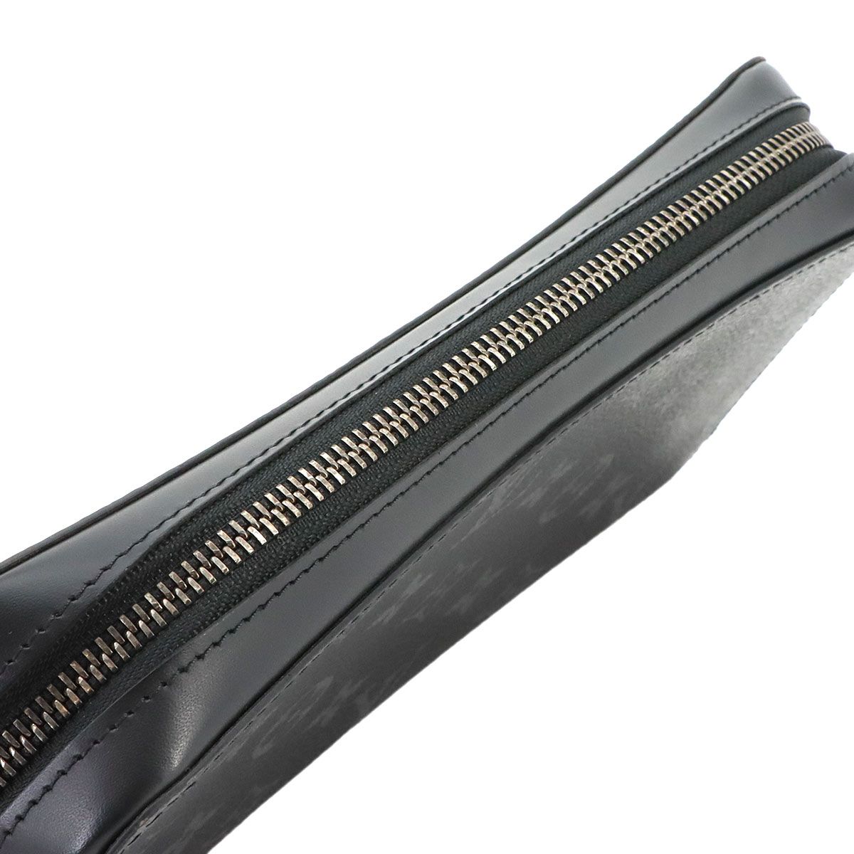 Louis Vuitton Monogram Eclipse Zippy XL Zip Around Wallet Black — view 8
