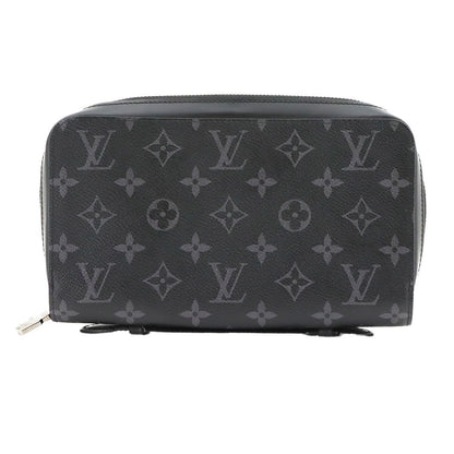 Louis Vuitton Monogram Eclipse Zippy XL Zip Around Wallet Black — view 2