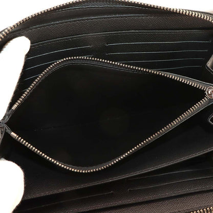 Louis Vuitton Monogram Eclipse Zippy XL Zip Around Wallet Black — view 6