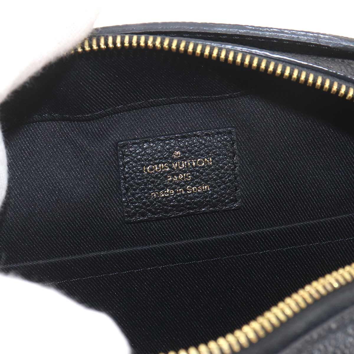 Louis Vuitton Monogram Empreinte Saintonge Shoulder Bag Leather Noir — view 8