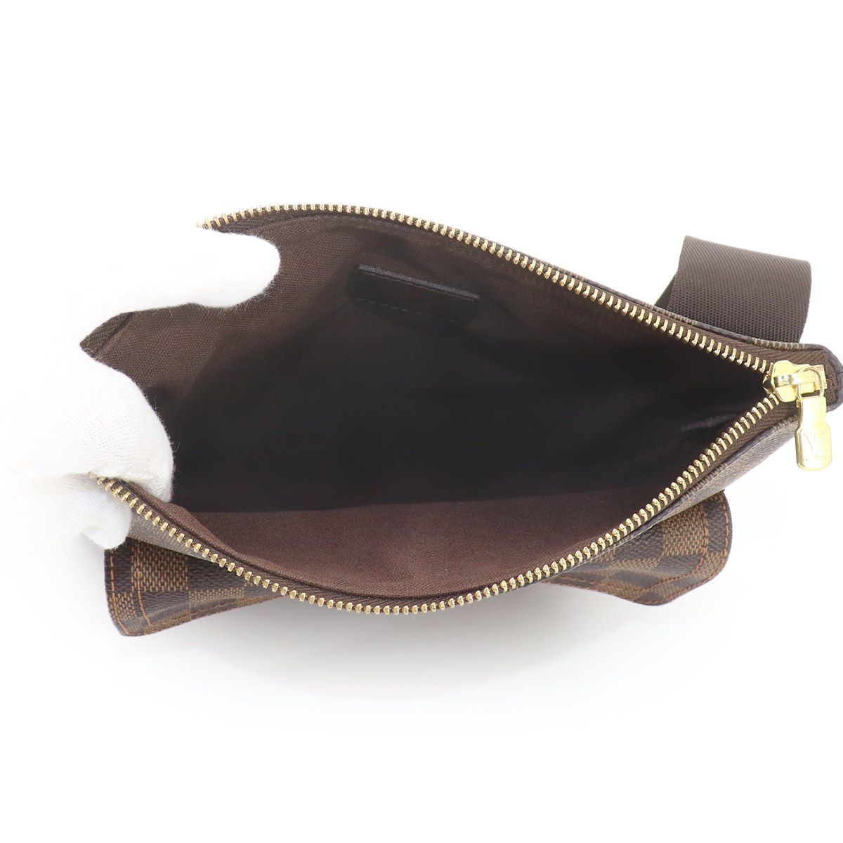 Louis Vuitton Damier Pochette Melville Shoulder Bag Ebene — view 6