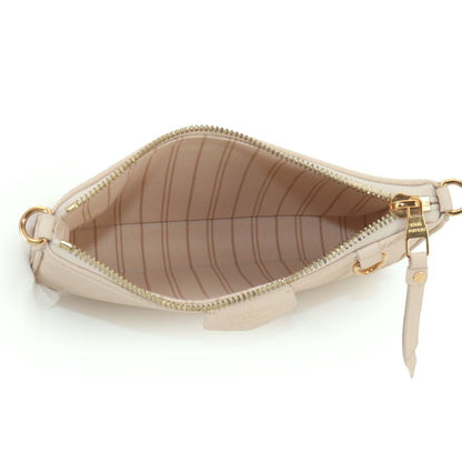 Louis Vuitton Monogram Empreinte Pouch 2-Way Shoulder Bag Leather Cream — view 7