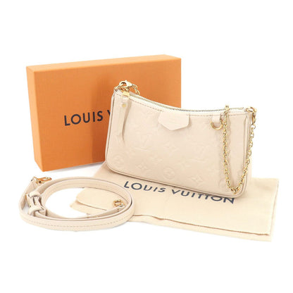 Louis Vuitton Monogram Empreinte Pouch 2-Way Shoulder Bag Leather Cream — view 2